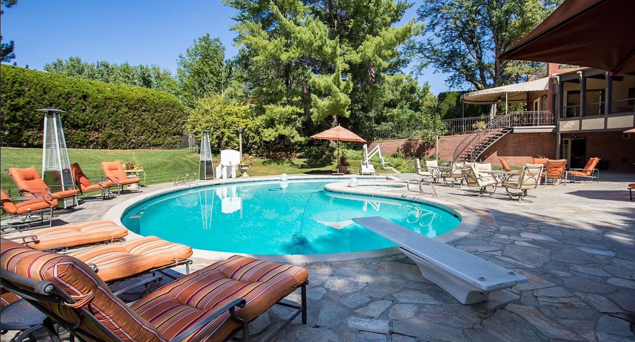 Sunrise (Pool & Terrace) — before